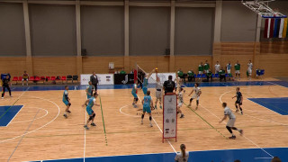 Latvijas volejbola čempionāta pusfināla spēle "RTU/Robežsardze" - "Jēkabpils Lūši"