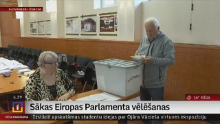 Sākas Eiropas Parlamenta vēlēšanas