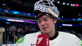 Pasaules hokeja čempionāta spēle Čehija - Latvija. Intervija ar Artūru Šilovu