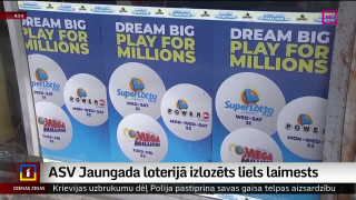 ASV Jaungada loterijā laimēti 800 miljoni dolāru