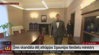 Īres skandāla dēļ atkāpjas Igaunijas tieslietu ministrs
