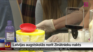 Latvijas augstskolās norit Zinātnieku nakts