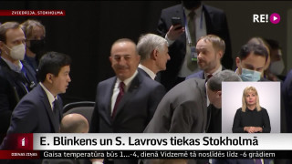E. Blinkens un S. Lavrovs tiekas Stokholmā