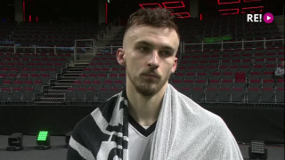 Latvijas-Igaunijas basketbola līgas pusfināls «VEF Rīga» - BK «Ogre». Intervija ar Kristeru Zoriku