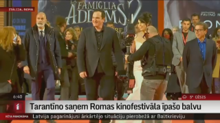 Tarantīno saņem Romas kinofestivāla īpašo balvu