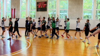 Latvijas vīriešu handbola Virslīgas spēle HK "Vaiņode" - HK "S&A"