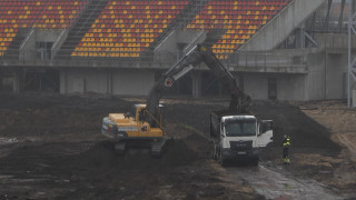 Daugavas stadionā vērienīgi remontdarbi