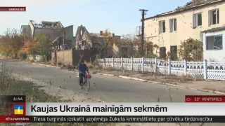 Kaujas Ukrainā mainīgām sekmēm