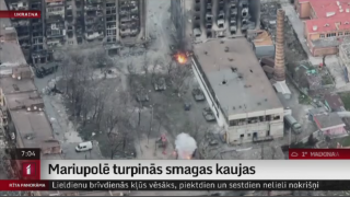 Mariupolē turpinās smagas kaujas