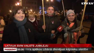 Latvija svin valsts jubileju