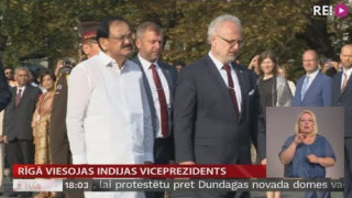 Rīgā viesojas Indijas viceprezidents