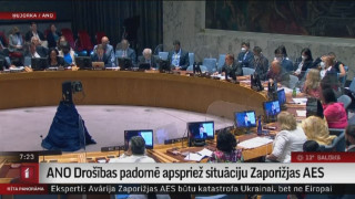 ANO Drošības padomē apspriež situāciju  Zaporižjas AES