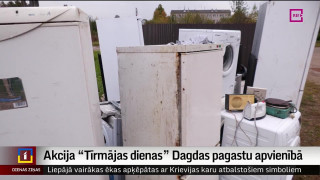 Dagdas pagastu apvienībā norit akcija "Tīrmājas dienas"