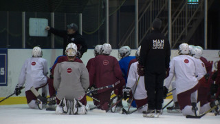Latvijas U18 hokeja izlase gatavojas pārbaudes turnīram Dānijā