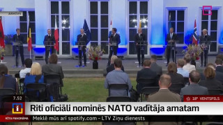 Riti oficiāli nominēs NATO vadītāja amatam