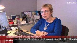 Kabeļoperators atslēdz PBK Lietuvā