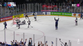 Pasaules hokeja čempionāta spēle Somija - Norvēģija 5:0