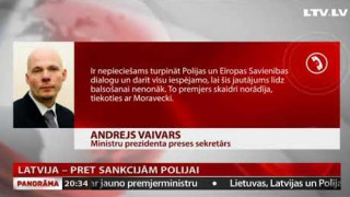 Latvija – pret sankcijām Polijai