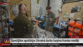 Sarežģītos apstākļos Ukrainā darbu turpina frontes mediķi