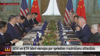 ASV un ĶTR līderi vienojas par spriedzes mazināšanu attiecībās