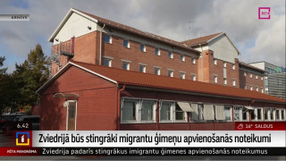 Zviedrijā būs stingrāki migrantu ģimeņu apvienošanās noteikumi