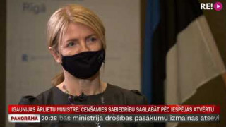 Igaunijas ārlietu ministre: cenšamies sabiedrību saglabāt pēc iespējas atvērtu