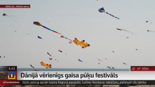 Dānijā vērienīgs gaisa pūķu festivāls