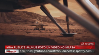 Ķīna publicē jaunus foto un video no Marsa
