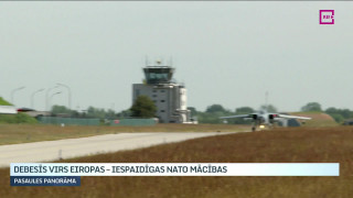 Debesīs virs Eiropas – iespaidīgas NATO mācības