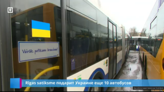 Rīgas satiksme подарит Украине еще 10 автобусов