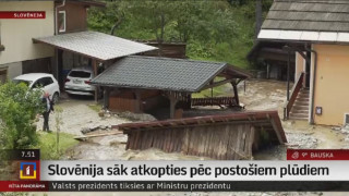 Slovēnija sāk atkopties pēc postošiem plūdiem