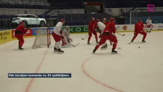 Pasaules hokeja čempionāta spēle Polija - Latvija. Intervija ar Mihalu Bjalonski