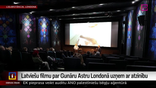 Latviešu filmu par Gunāru Astru Londonā uzņem ar atzinību