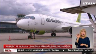 "airBaltic" ar jaunajām lidmašīnām pārvadājusi miljonu pasažieru
