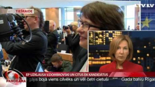 EP uzklausa V.Dombrovski un citus EK kandidātus