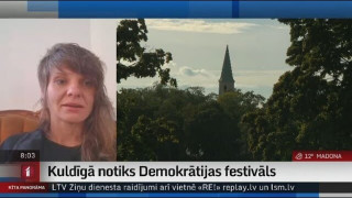 Kuldīgā notiks Demokrātijas festivāls