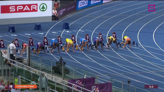 100 metru sprinta fināls vīriešu konkurencē