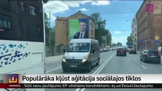 Populārāka kļūst aģitācija sociālajos medijos