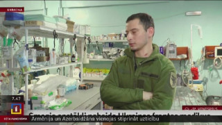 Smagie apstākļi nebaida Ukrainas frontes mediķus