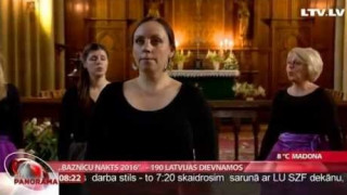 "Baznīcu nakts 2016"   - 190 Latvijas dievnamos