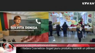 Telefonintervija ar Solvitu Denisu par vēlēšanām Lietuvā