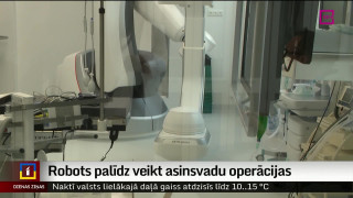 Robots palīdz veikt asinsvadu operācijas