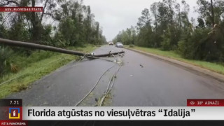 Florida atgūstas no viesuļvētras "Idalija"