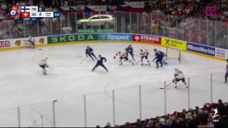 Pasaules čempionāts hokejā. Somija-Šveice 2. perioda epizodes
