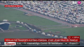 Vienojas par transporta kustības atsākšanu  starp Lielbritāniju un  Franciju