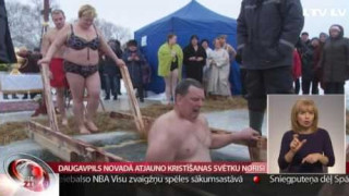 Daugavpils novadā atjauno kristīšanas svētku norisi