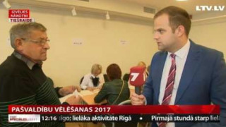 LTV tiešraide no vēlēšanu iecirkņa Rīgā, Ķekava. Izvēlies nākotni!