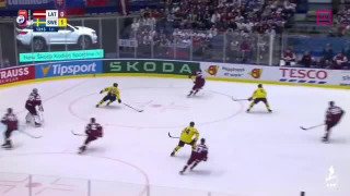 Pasaules hokeja čempionāta spēles Latvija - Zviedrija epizodes