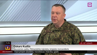 Intervija ar Sauszemes spēku Mehanizētās kājnieku brigādes komandieri Oskaru Kudli