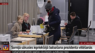 Somijā sākusies iepriekšējā balsošana prezidenta vēlēšanās